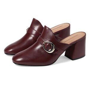 NEW BERNARDO Made In Brazil Leather Natasia Heeled women Mules bordeau 725 2j9